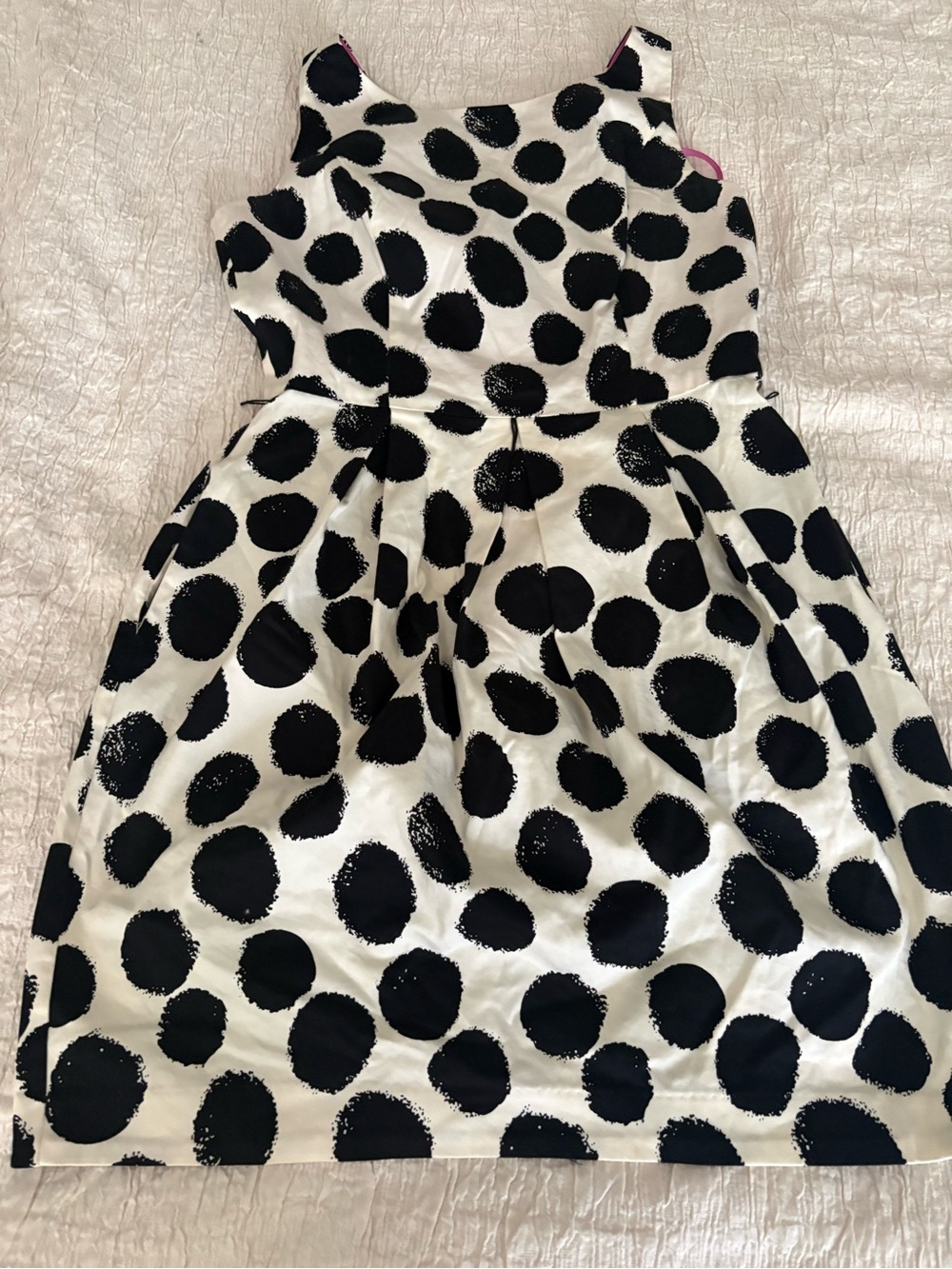 Eliza J Women’s Black and White Polka Dot Dress